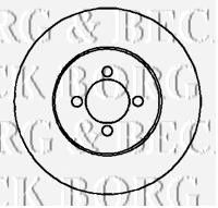 BORG & BECK bbd4833 -  Тормозной диск